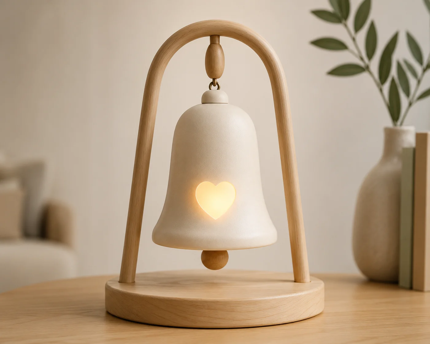 Hope Bell glowing softly